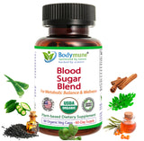 Bodymune: botella de cápsulas en primer plano para apoyar el metabolismo saludable.