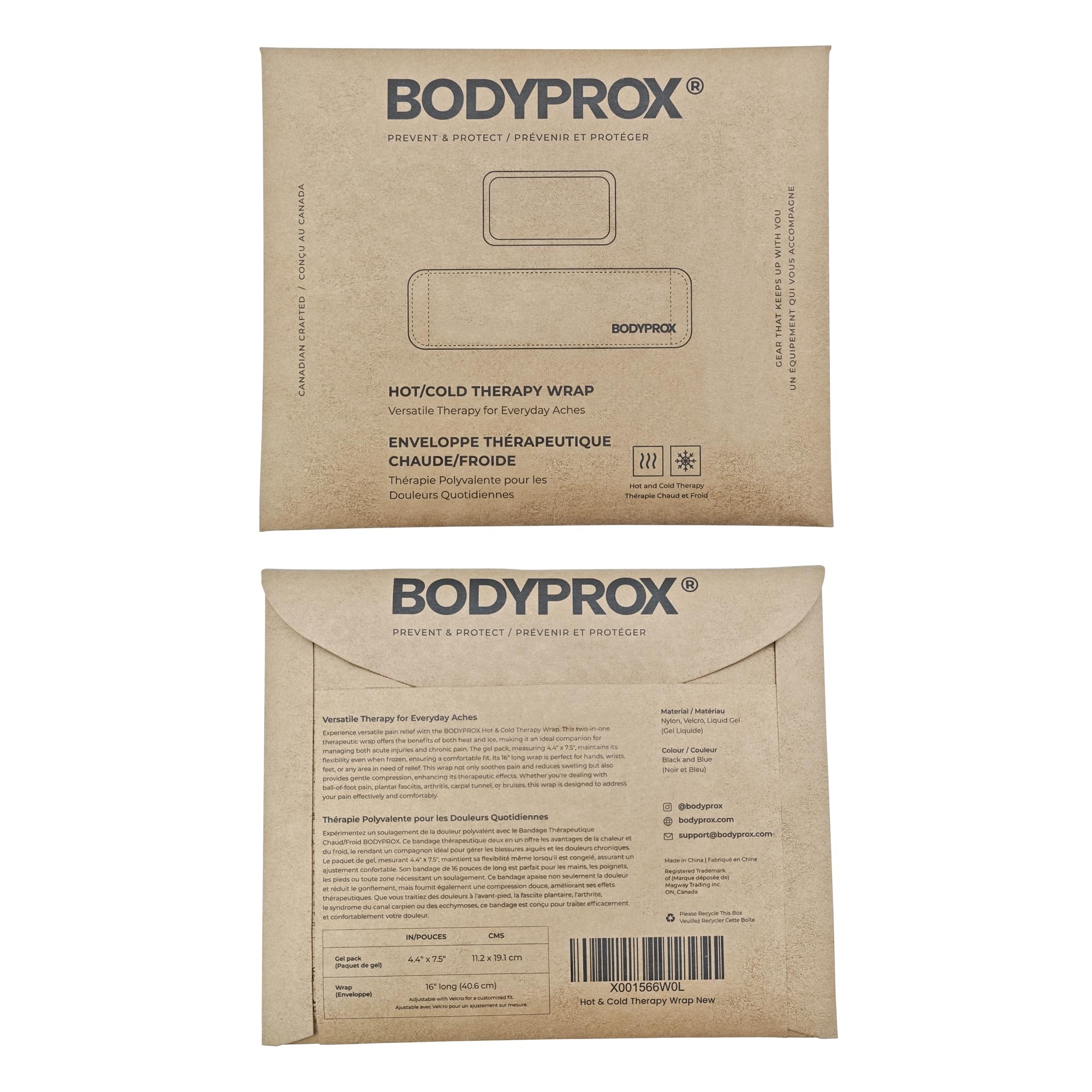 Bodyprox producto compacto para mano y pie en casa