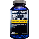 BodyTech Creatina Monohidratada Cápsulas: envase 300 para entrenamiento sostenido.