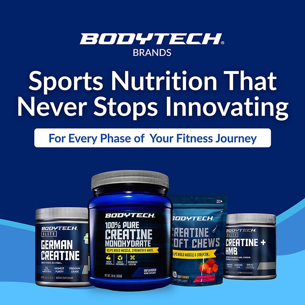 BodyTech Creatina Monohidrato ideal para entrenamientos de alta intensidad