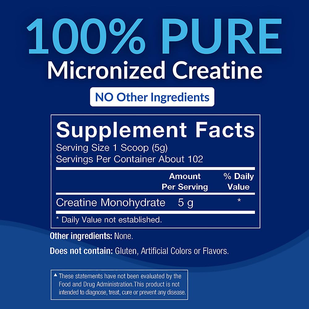 BodyTech Creatina Monohidrato mezcla fácil con agua sin sabor