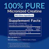 BodyTech Creatina Monohidrato mezcla fácil con agua sin sabor