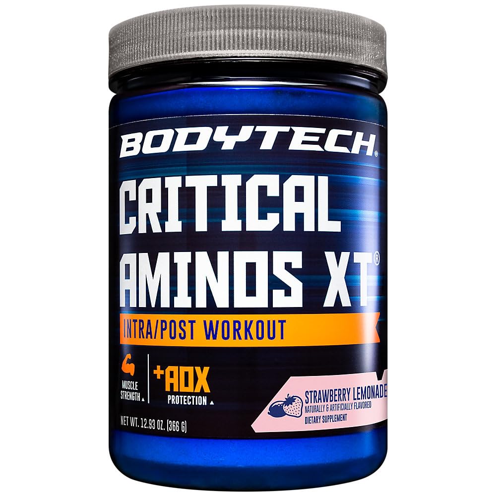 BodyTech Critical Aminos XT, cuchara medidora para preparar el polvo.