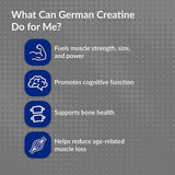 BodyTech Elite Creatina Creapure con cuchara, porción precisa para entrenamientos de fuerza.