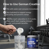 BodyTech Elite Creatina Creapure mezcla rápida en agua para entrenamientos.