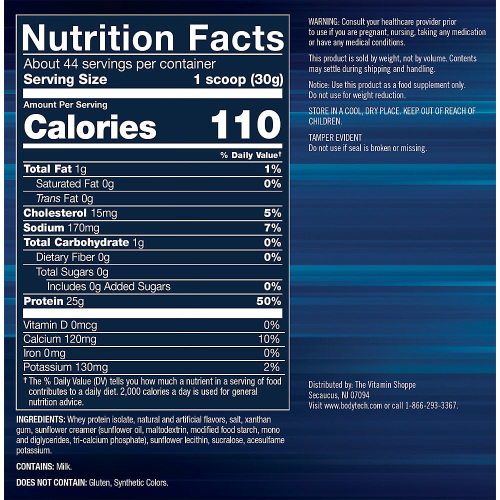 BodyTech Whey Isolate Cinnamon Cereal: cuchara medidora lista para batidos post-entrenamiento.