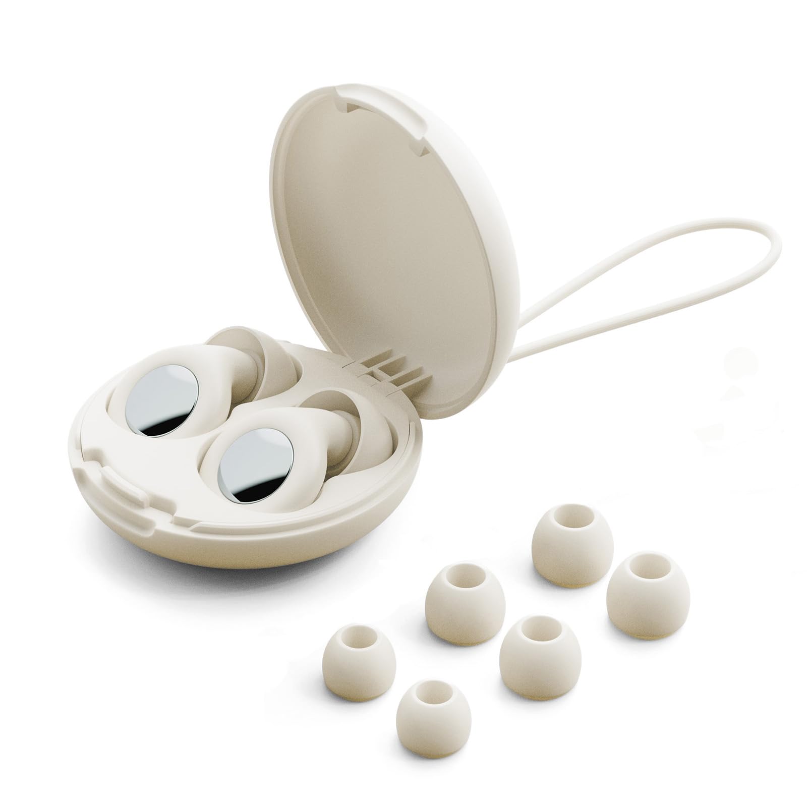 BOECIOG tapones para dormir reducen ruido hasta 30 dB para descansar mejor.