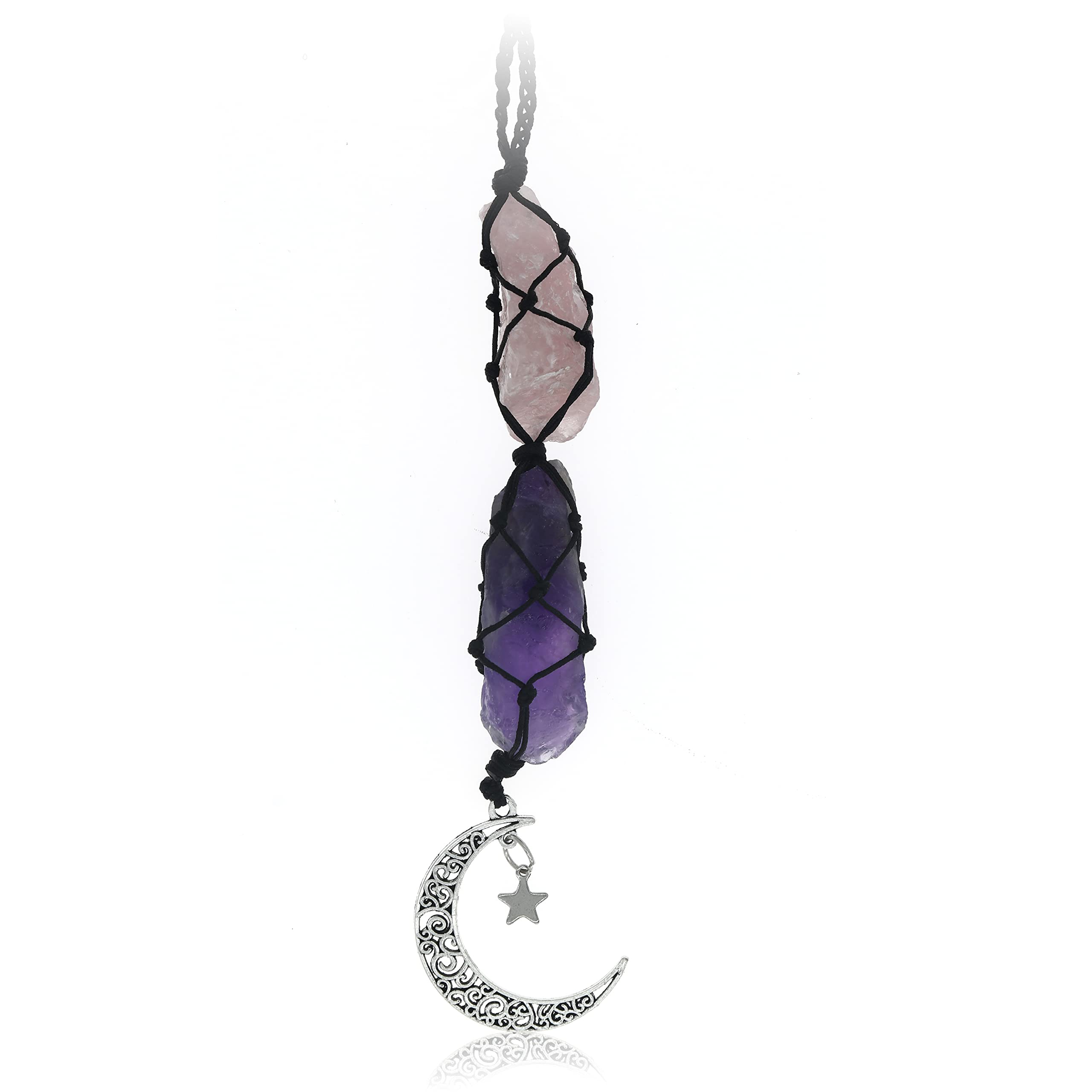 BOHO GARDEN colgante para coche con luna y estrella, aporta serenidad al habitáculo.