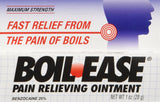 Boil Ease pomada para alivio del dolor de forúnculos, uso externo.