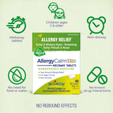 Boiron AllergyCalm Kids: tabletas sin gluten para tranquilidad de padres.