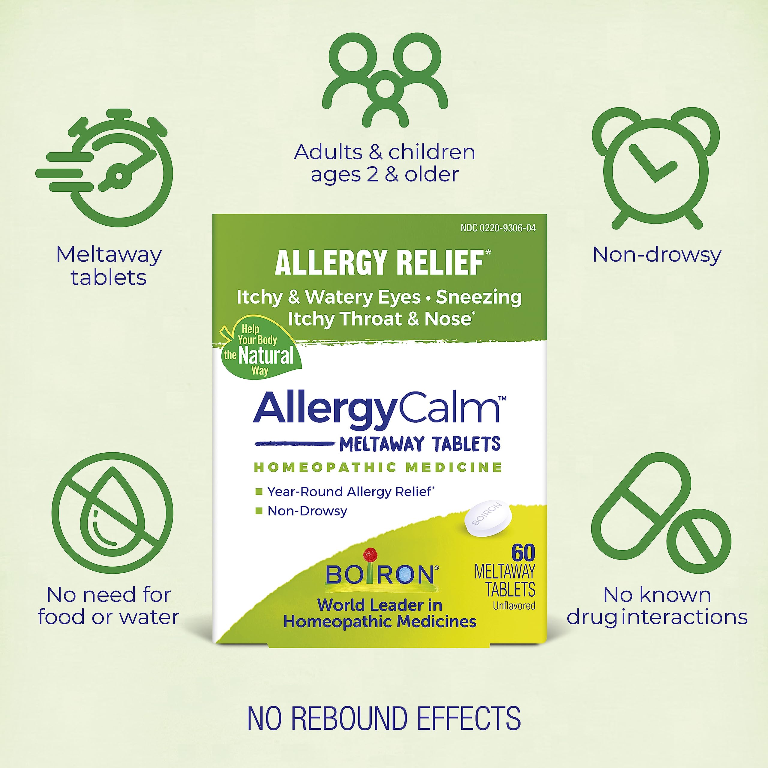 Uso en niños desde 2 años con AllergyCalm para alergias estacionales