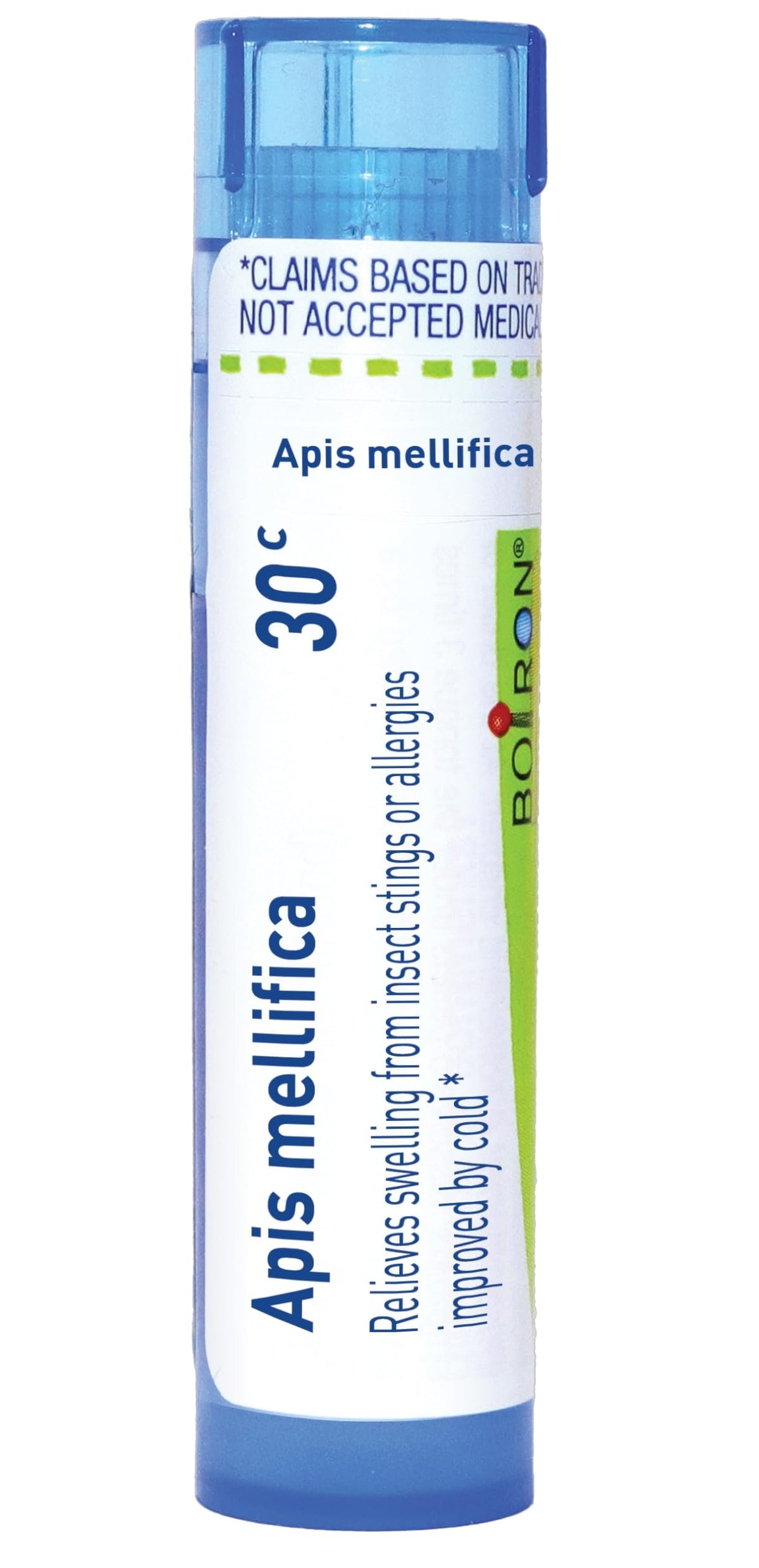 Boiron Apis Mellifica en tubo dispensador con granulos, práctico para viajar