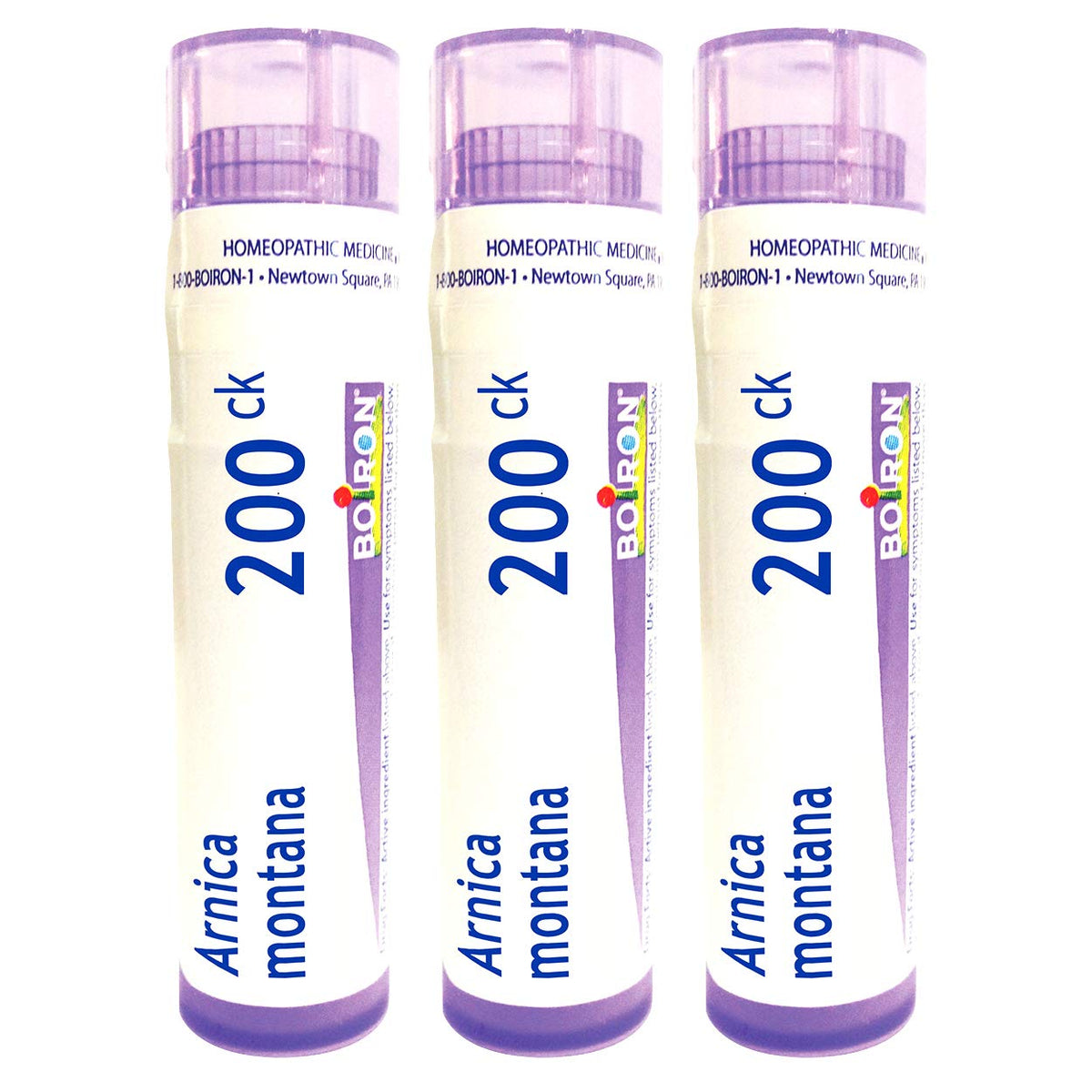 Boiron Arnica Montana 200Ck, pellets en tubo, apoyo para molestias musculares.