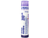 Boiron Arnica Montana 200CK, perlas enfocadas en alivio de molestias musculares después del esfuerzo.