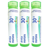 Boiron Arnica Montana 30X: perlas en tubo para alivio suave del dolor muscular.