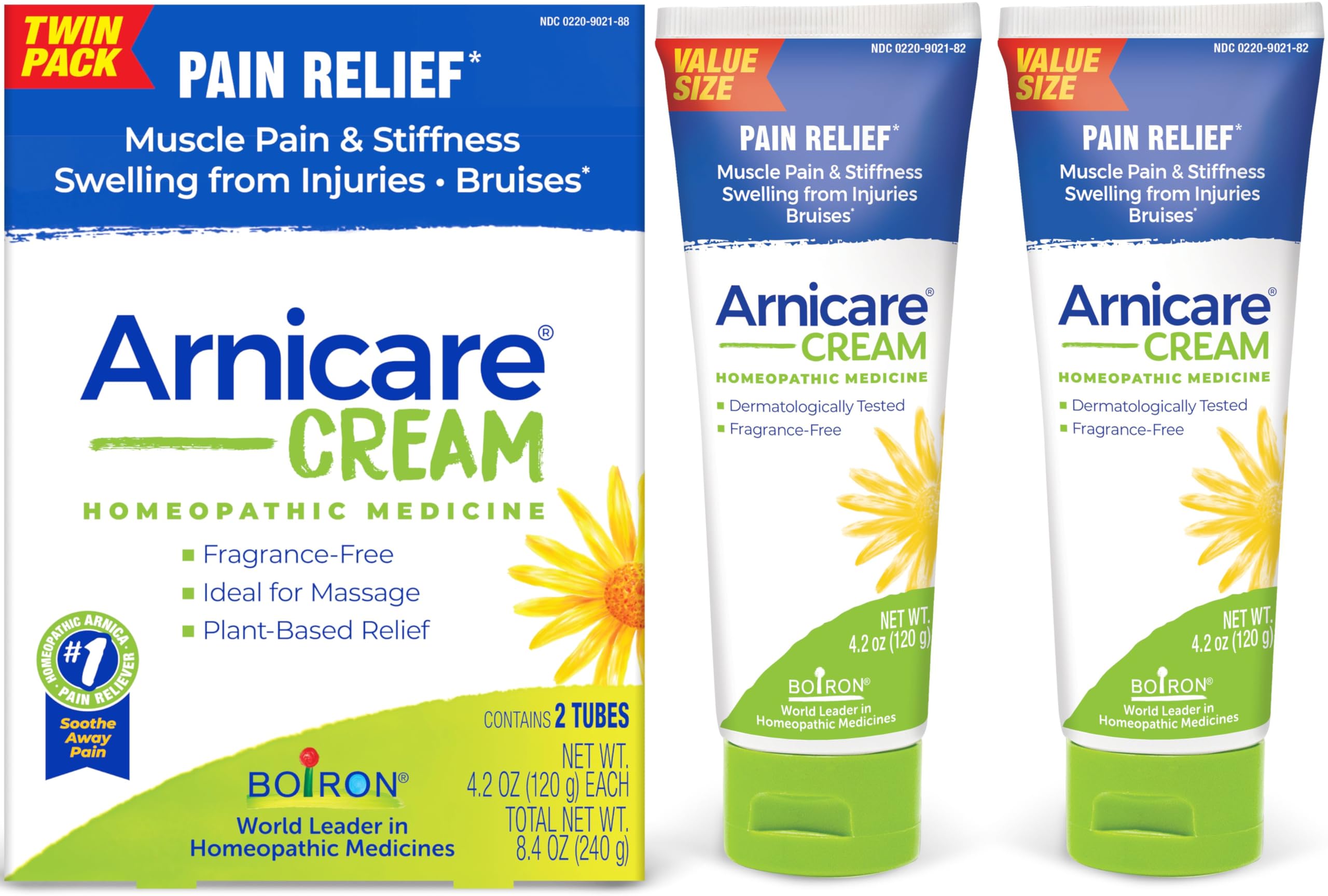 Boiron Arnicare Crema: alivio suave del dolor muscular para masaje.