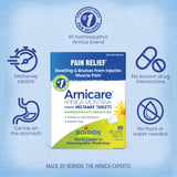 Envase Boiron Arnicare de 60 tabletas para molestias leves