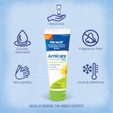 Boiron Arnicare Gel, absorción rápida para una sensación de alivio inmediato.