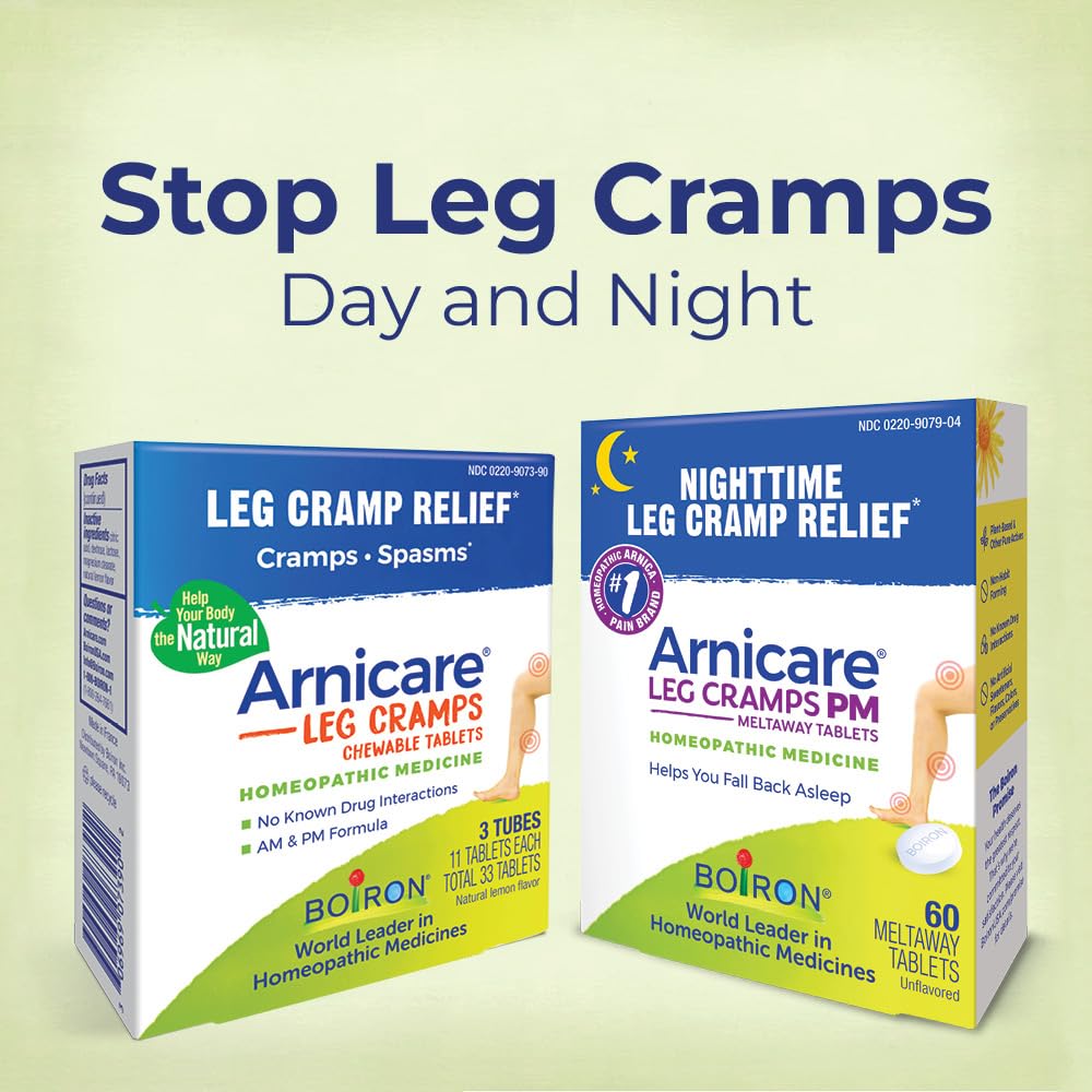 Arnicare Leg Cramps PM Boiron, garantía de calidad