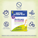 Arnicare Leg Cramps PM uso nocturno para calambres en casa