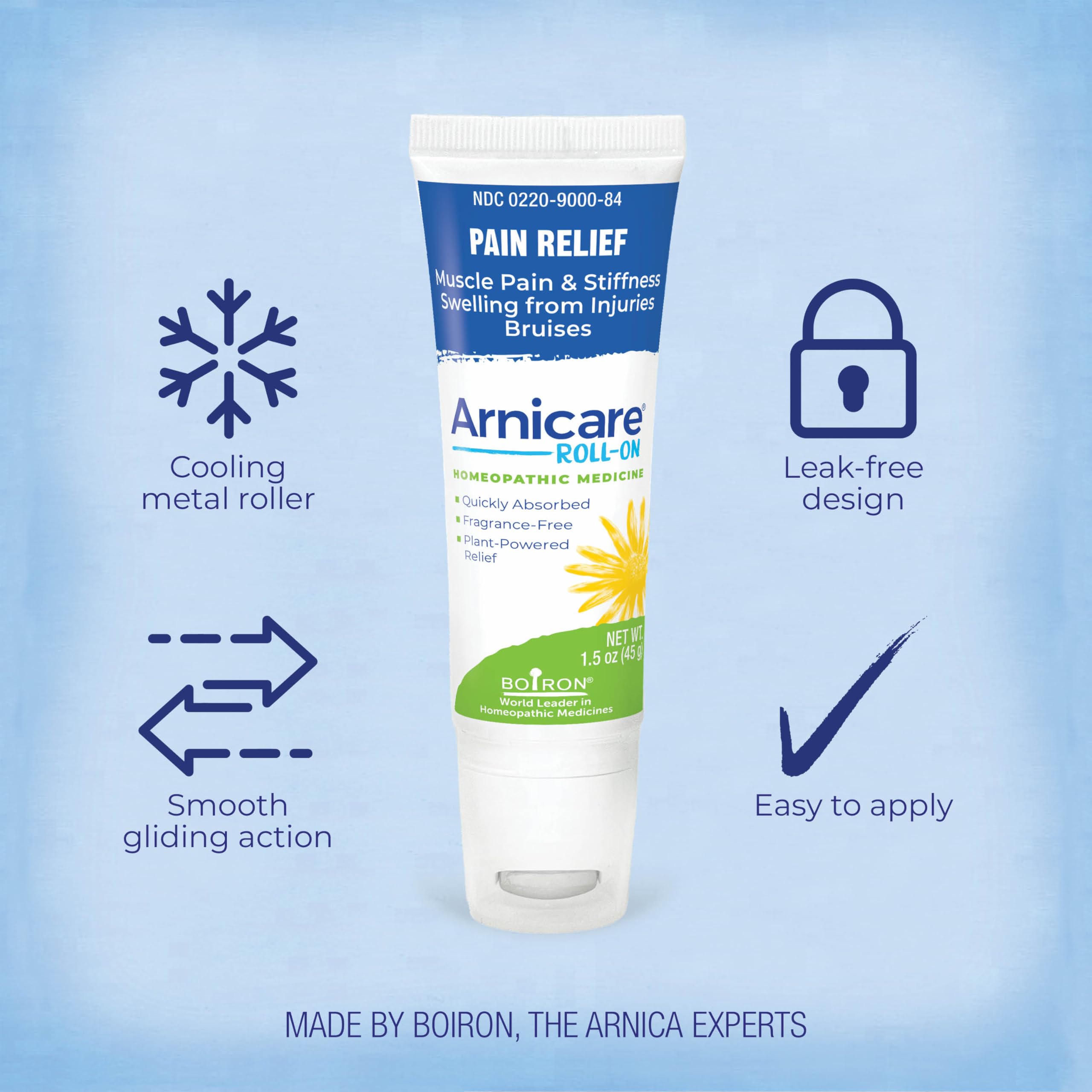 Boiron Arnicare Roll-On sin fragancia para piel sensible