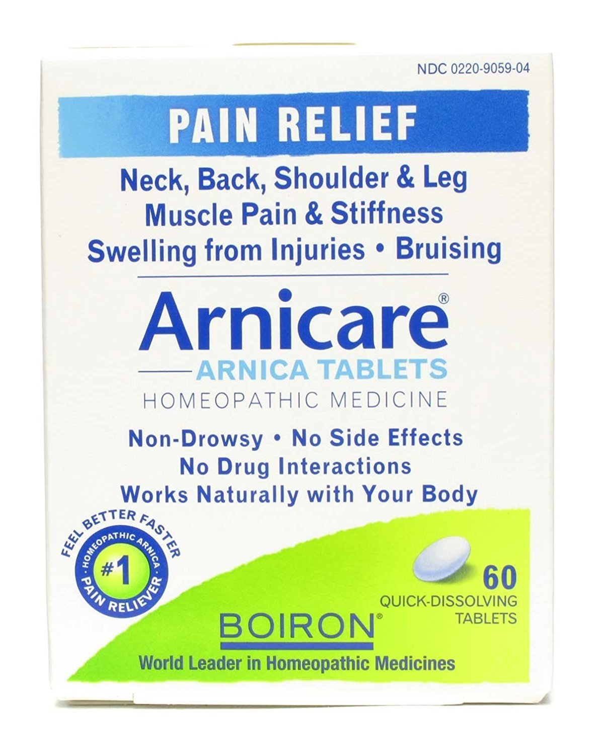 Boiron Arnicare tabletas de árnica en paquete de 3 para molestias leves puntuales