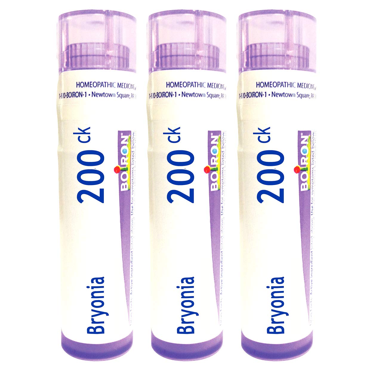 Boiron Bryonia Alba 200CK: paquete de 240 perlas para molestias musculares.