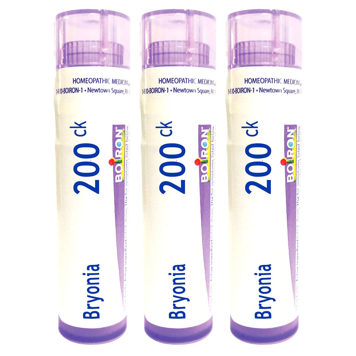 Boiron Bryonia Alba 200CK: paquete de 240 perlas para molestias musculares.