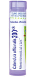Boiron Calendula Officinalis 200CK, tubo con granulos para alivio práctico de daños leves.
