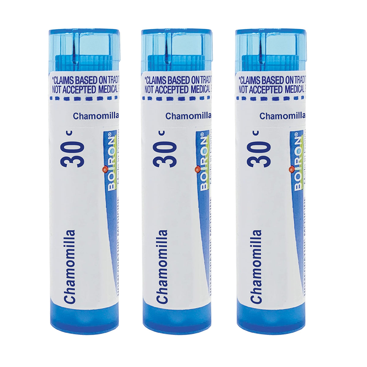 Boiron Chamomilla 30C frasco dispensador práctico para llevar y usar en cualquier momento
