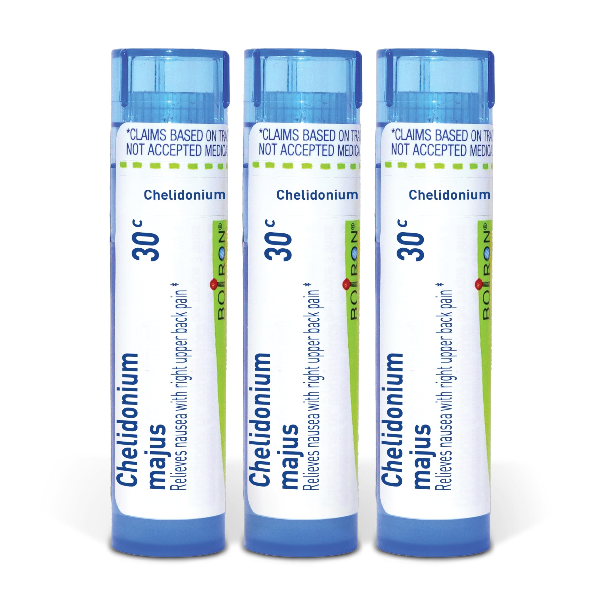 Boiron Chelidonium Majus 30C: tubos multidosis para uso práctico diario.