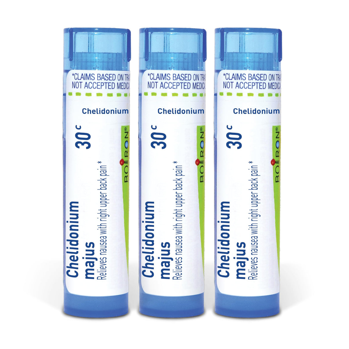 Boiron Chelidonium Majus 30C: tubos multidosis para uso práctico diario.
