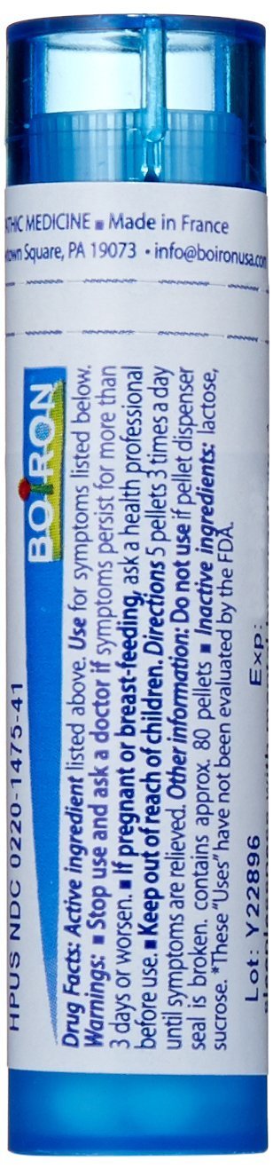 Envase tubo dispensador de Coffea Cruda de Boiron, fácil de llevar