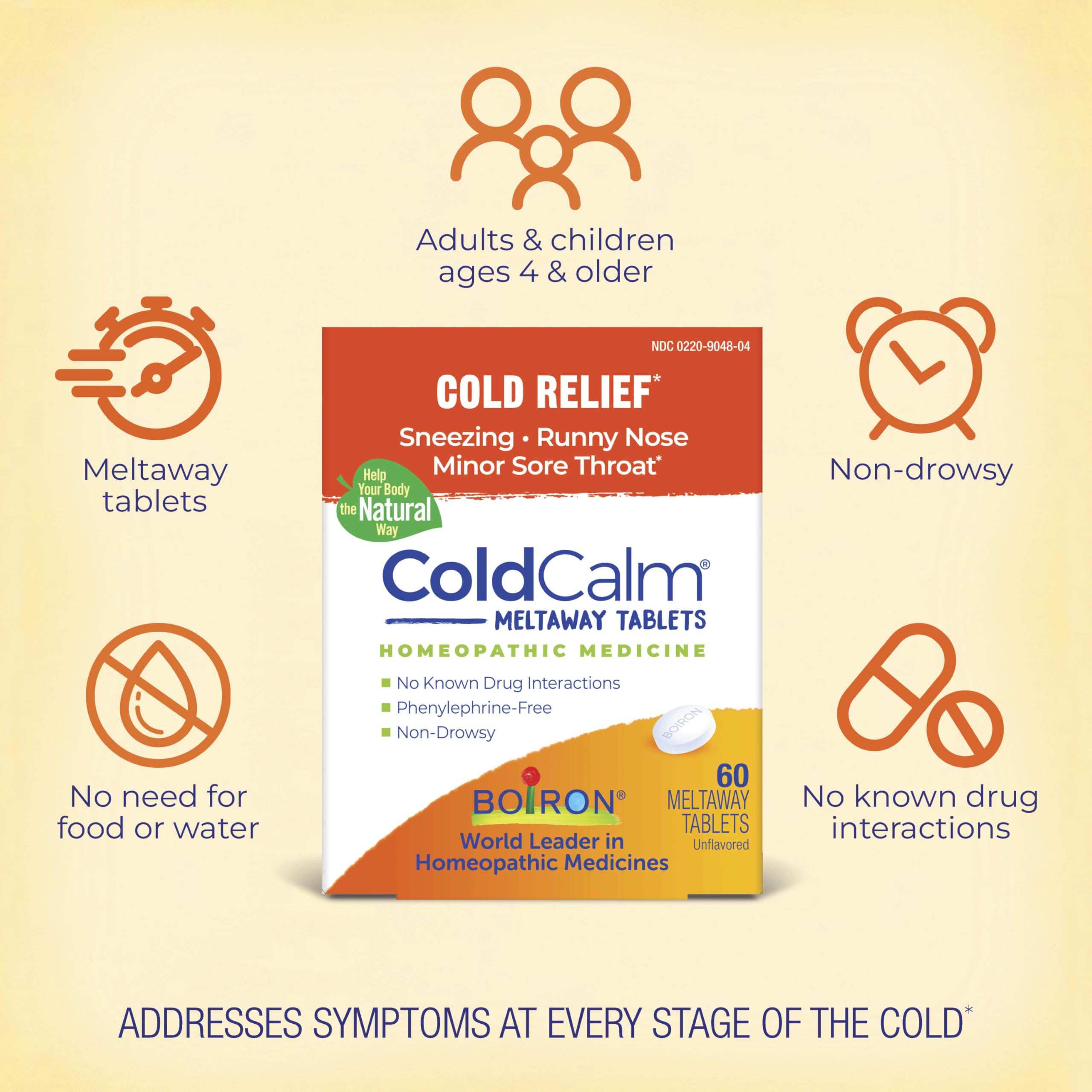 Boiron ColdCalm: opción sin gluten para resfriados leves