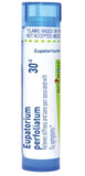 Boiron Eupatorium Perfoliatum 30C granules, empaque compacto para uso diario.