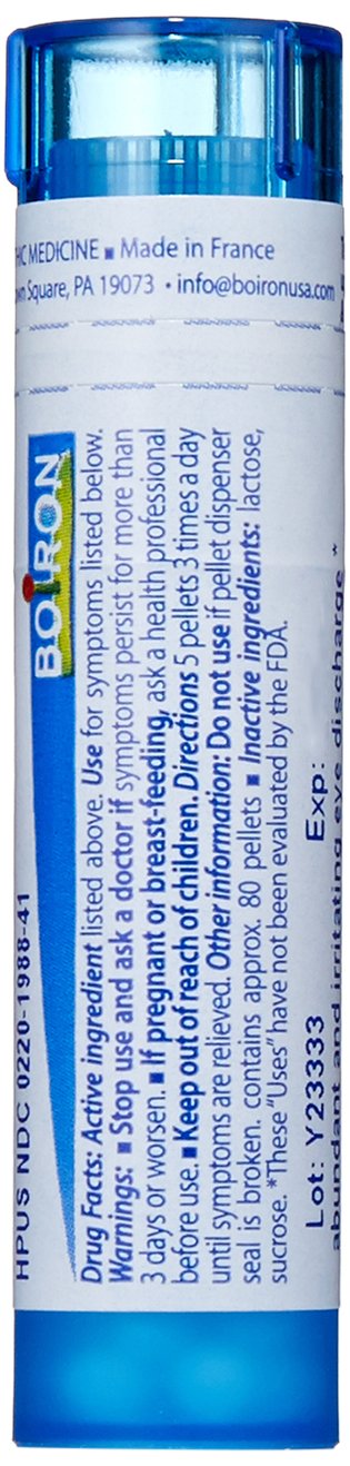 Boiron Euphrasia Officinalis 30C envase compacto para uso diario