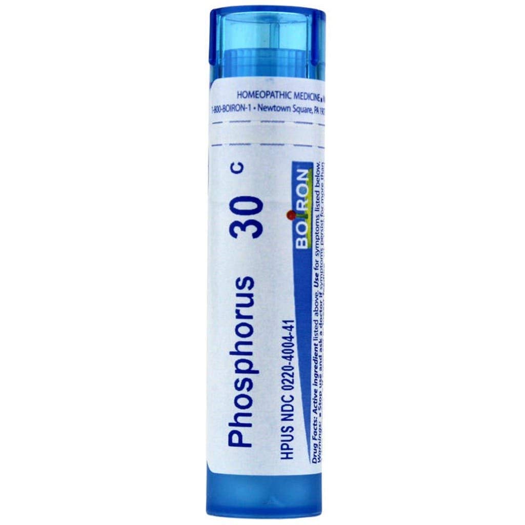 Boiron Fósforo 30C tubo dispensador con 80 pellets para dosis rápidas