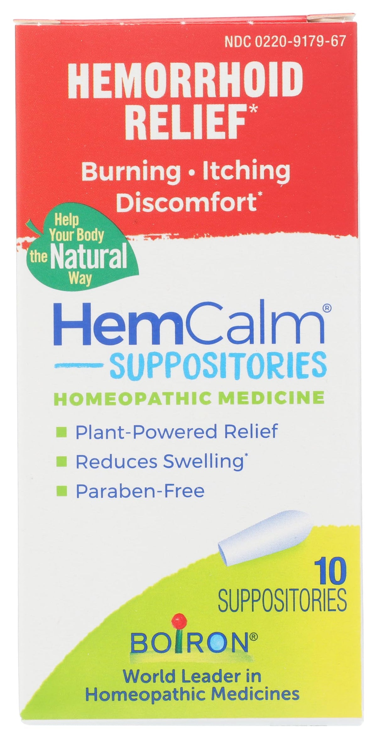 Boiron HemCalm alivio de hemorroides internas para molestias
