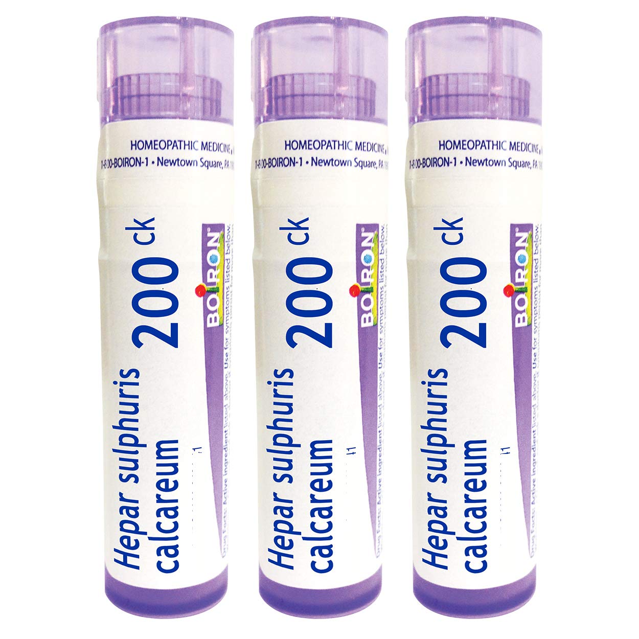 Boiron Hepar Sulphuris Calcareum 200CK, granulos disolucion rapida para tos seca.