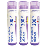 Boiron Hepar Sulphuris Calcareum 200CK, granulos disolucion rapida para tos seca.