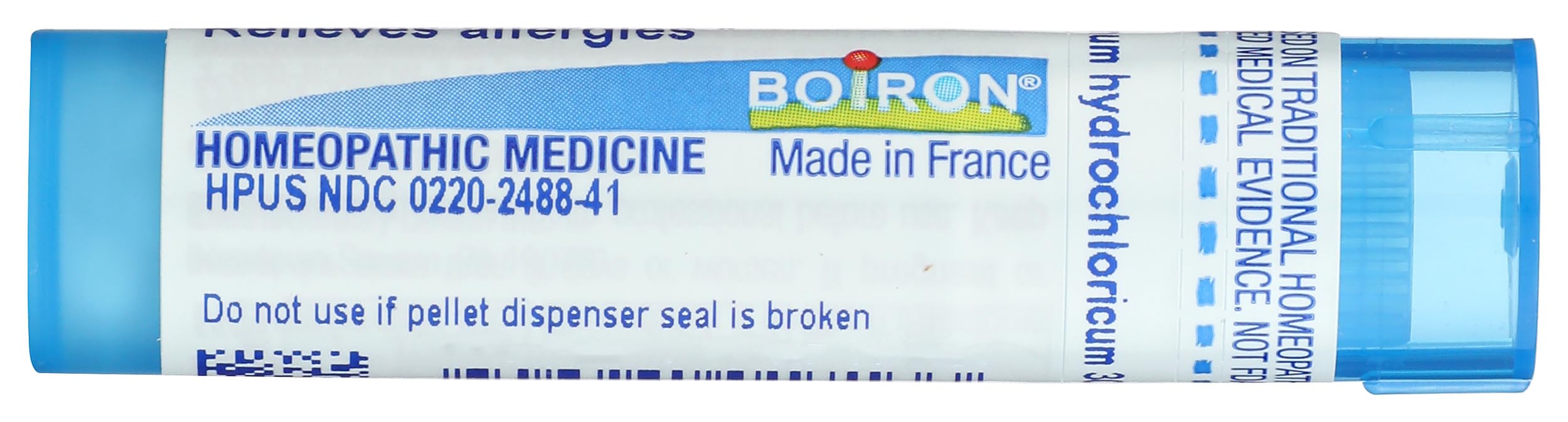 Boiron Histaminum Hidrochloricum Pellets, sustancias naturales diluidas para aliviar molestias.