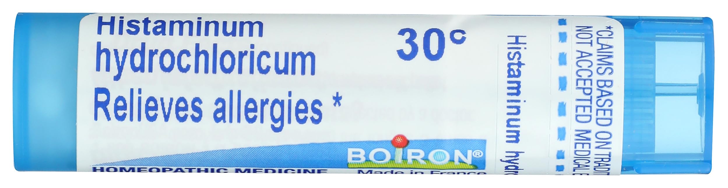 Boiron Histaminum Hidrochloricum Pellets en frasco, alivio suave de síntomas alérgicos.