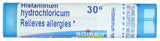 Boiron Histaminum Hidrochloricum Pellets en frasco, alivio suave de síntomas alérgicos.