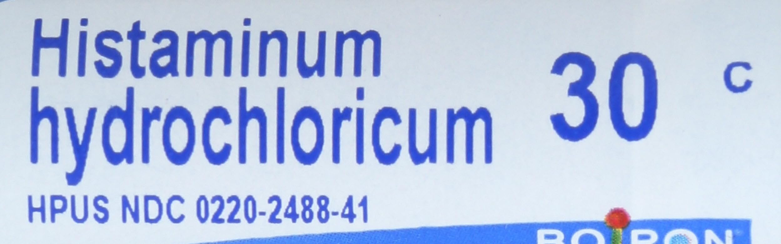 Boiron Histaminum Hidrochloricum Pellets, formato tubo, fácil de usar en casa.
