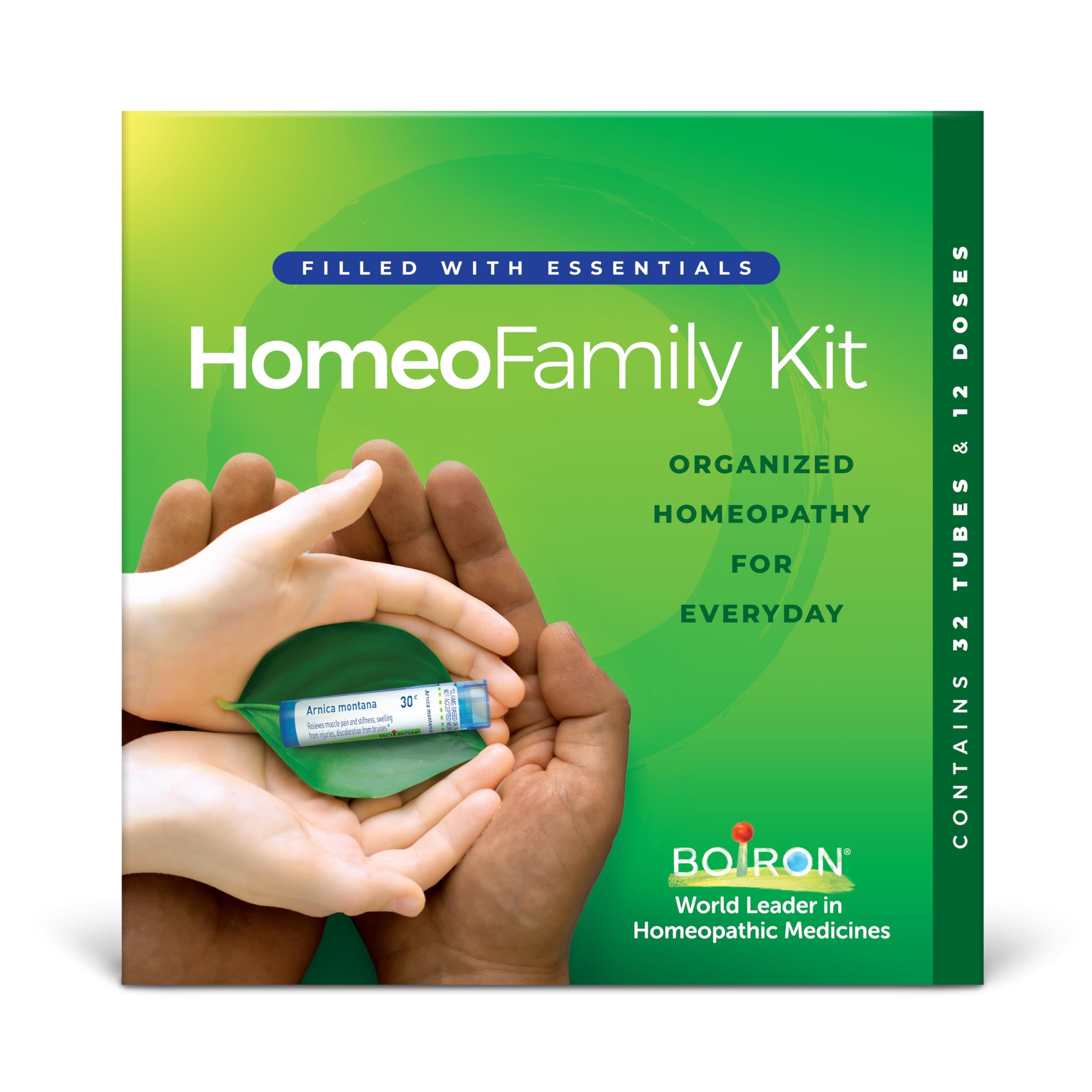 Boiron HomeoFamily Kit, estuche de almacenamiento compacto para toda la familia