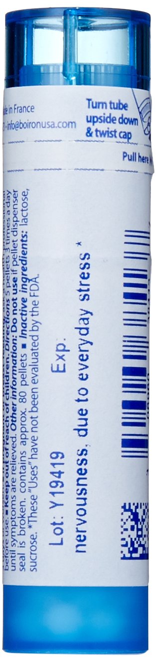 Boiron Ignatia Amara 30C, caja frontal para reconocer una opción natural en momentos de estrés diario.