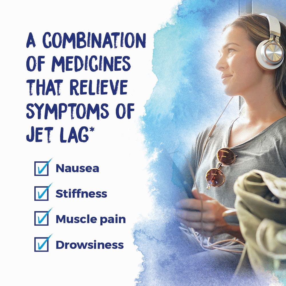 Boiron Jet Lag Relief Kit, tubo Arnica 6C para molestias musculares durante el viaje.