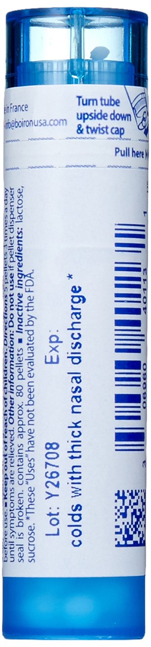 Boiron Kali Bichromicum 30C, envase externo, fácil de abrir y almacenar.