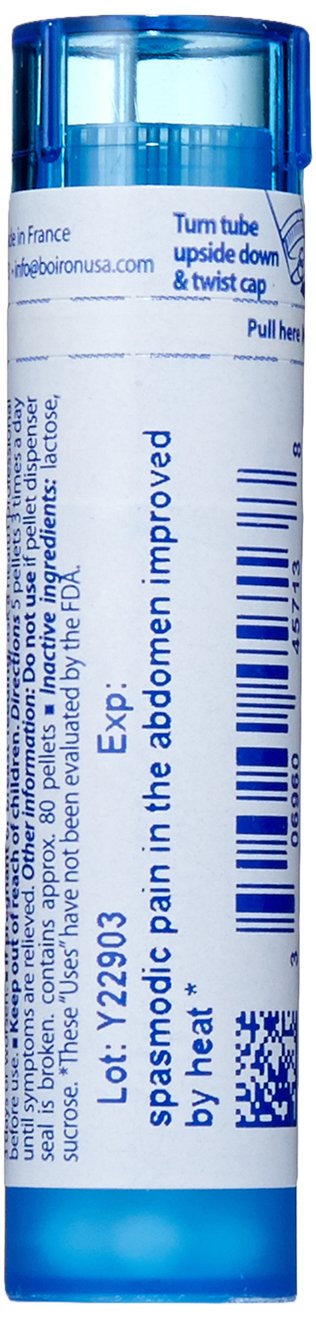 Boiron Magnesia Phosphorica 30C, perlas de disolución rápida para alivio suave