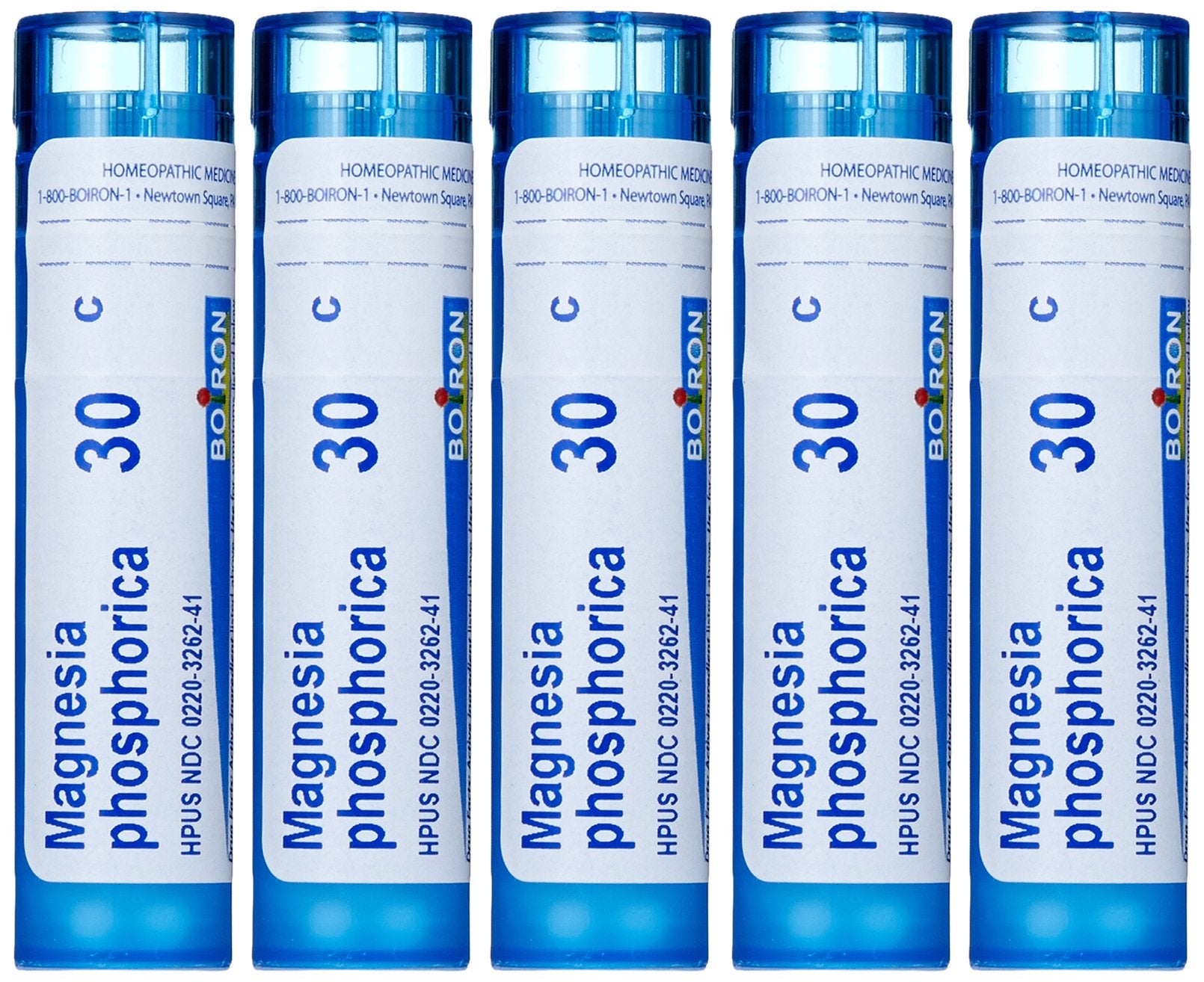 Boiron Magnesia Phosphorica 30C, perlas de disolución rápida para molestias abdominales